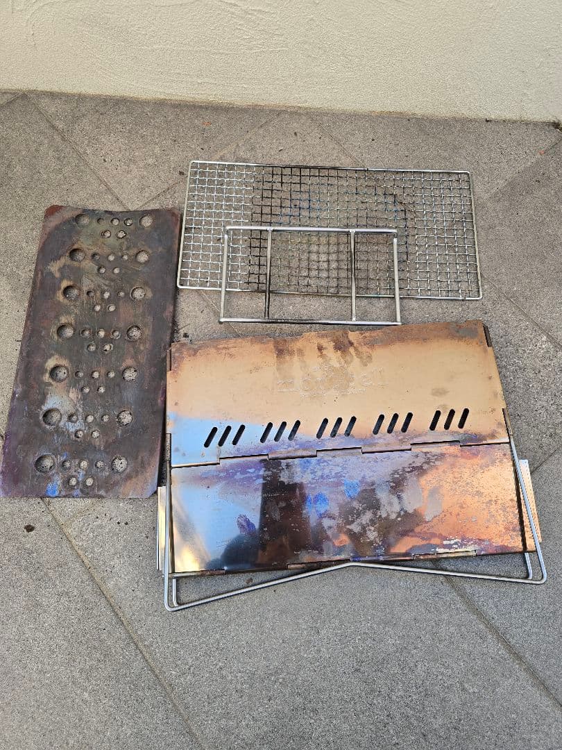 mont-bell フォールディングファイヤーピット　クッカースタンド付