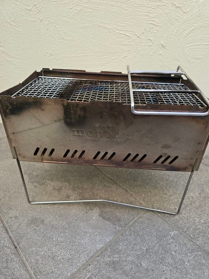 mont-bell フォールディングファイヤーピット　クッカースタンド付