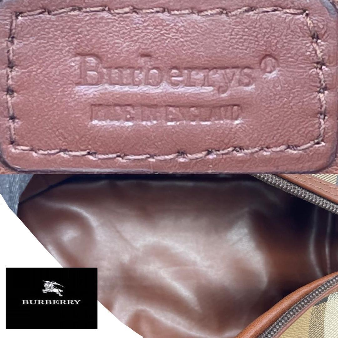 バーバリー Burberry クラッチバッグ イングランド製 美品 ユニセックス