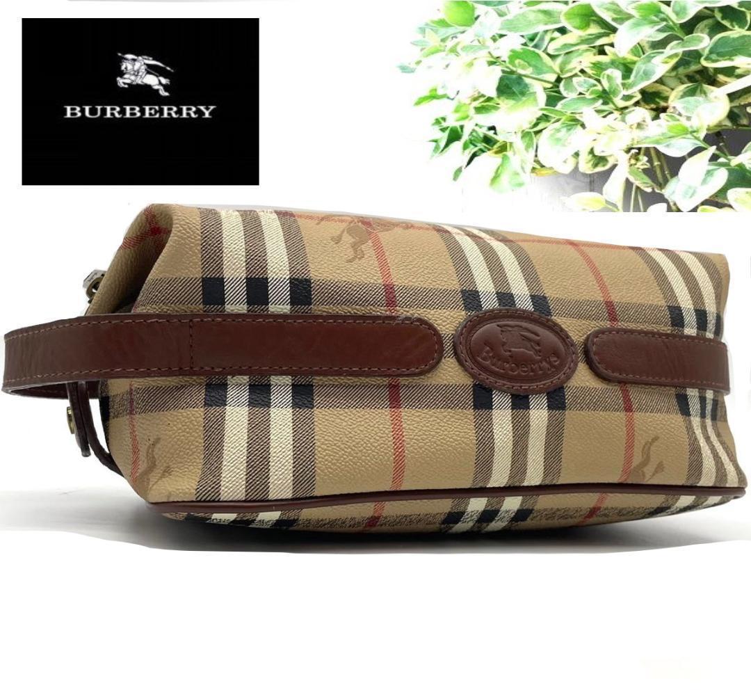 バーバリー Burberry クラッチバッグ イングランド製 美品 ユニセックス