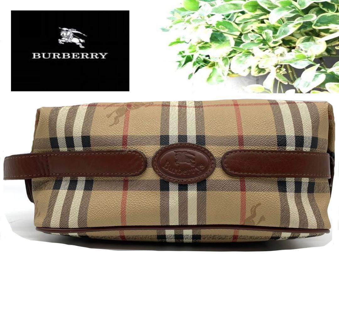 バーバリー Burberry クラッチバッグ イングランド製 美品 ユニセックス