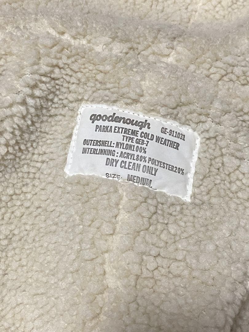 ジャケット・アウター GOOD ENOUGH B-7