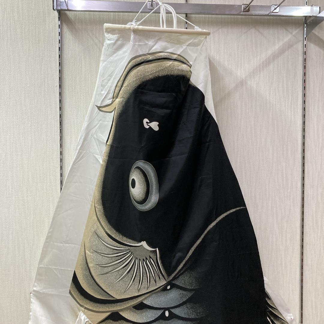 SKO103 希少　金太郎付き鯉のぼり4m 単品　黒鯉４m　お父さん鯉４m