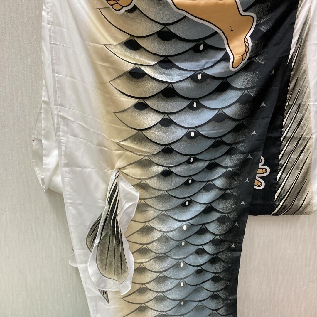 SKO103 希少　金太郎付き鯉のぼり4m 単品　黒鯉４m　お父さん鯉４m