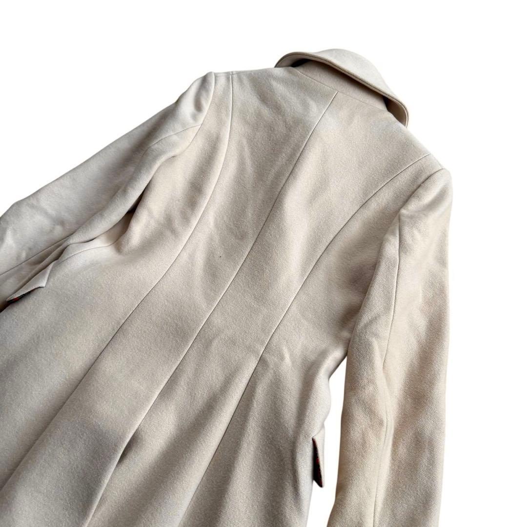 ヴィヴィアンウエストウッド ウールコート オーブ アンゴラ ベージュ サイズ2