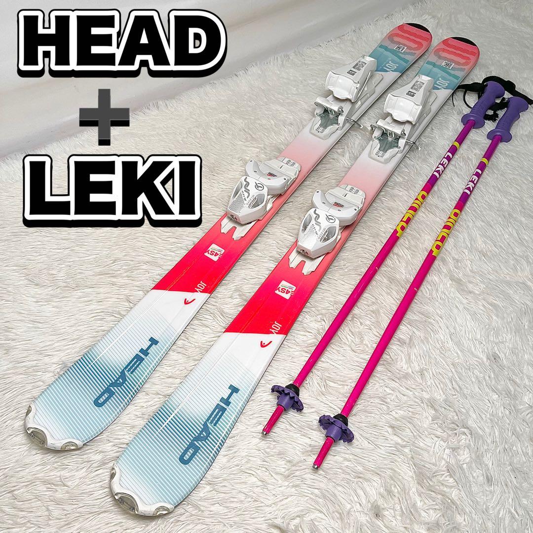 【セット】HEAD ジュニア スキー板 107cm ＋ LEKI ポール85cm
