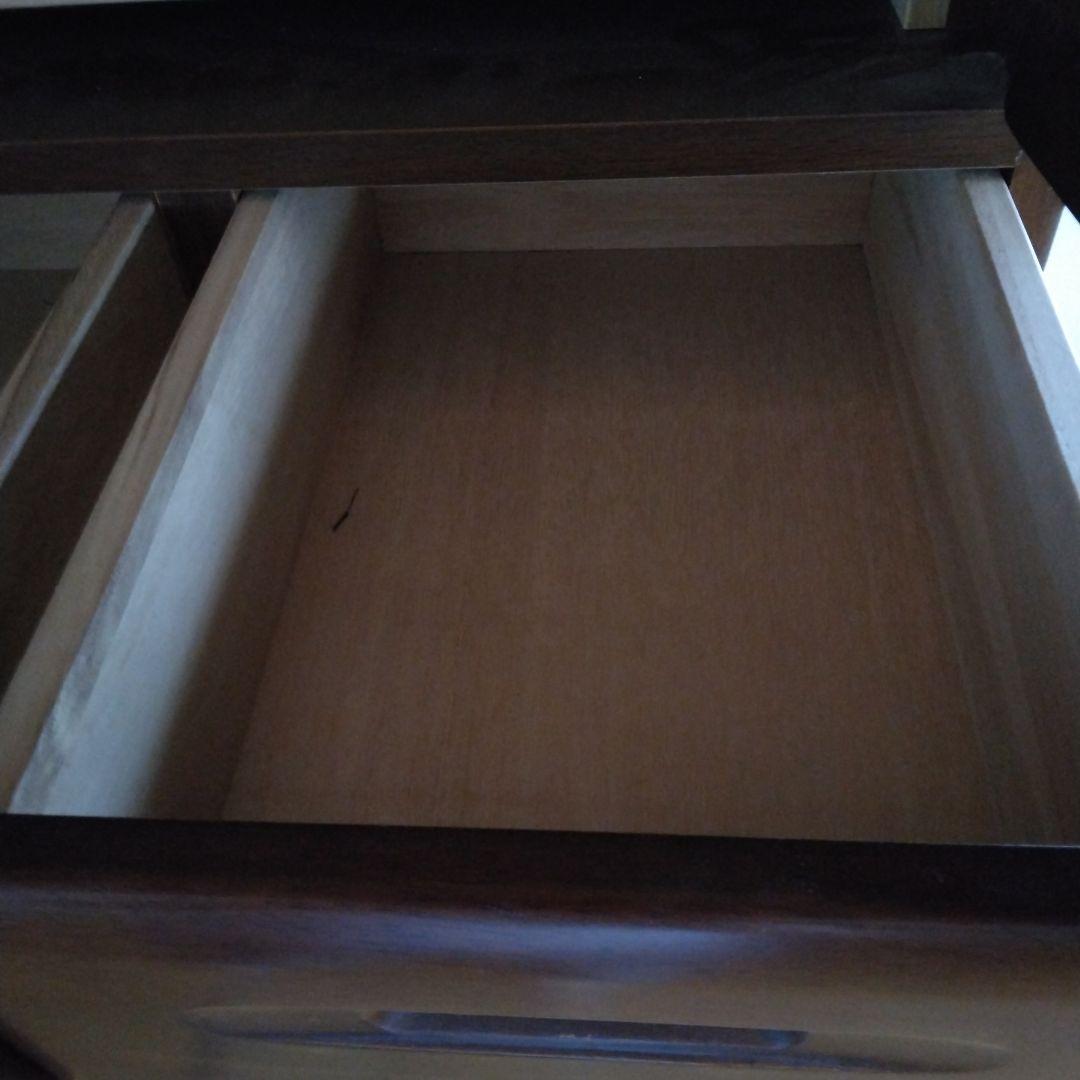 ダークブラウン引き出し付き和箪笥