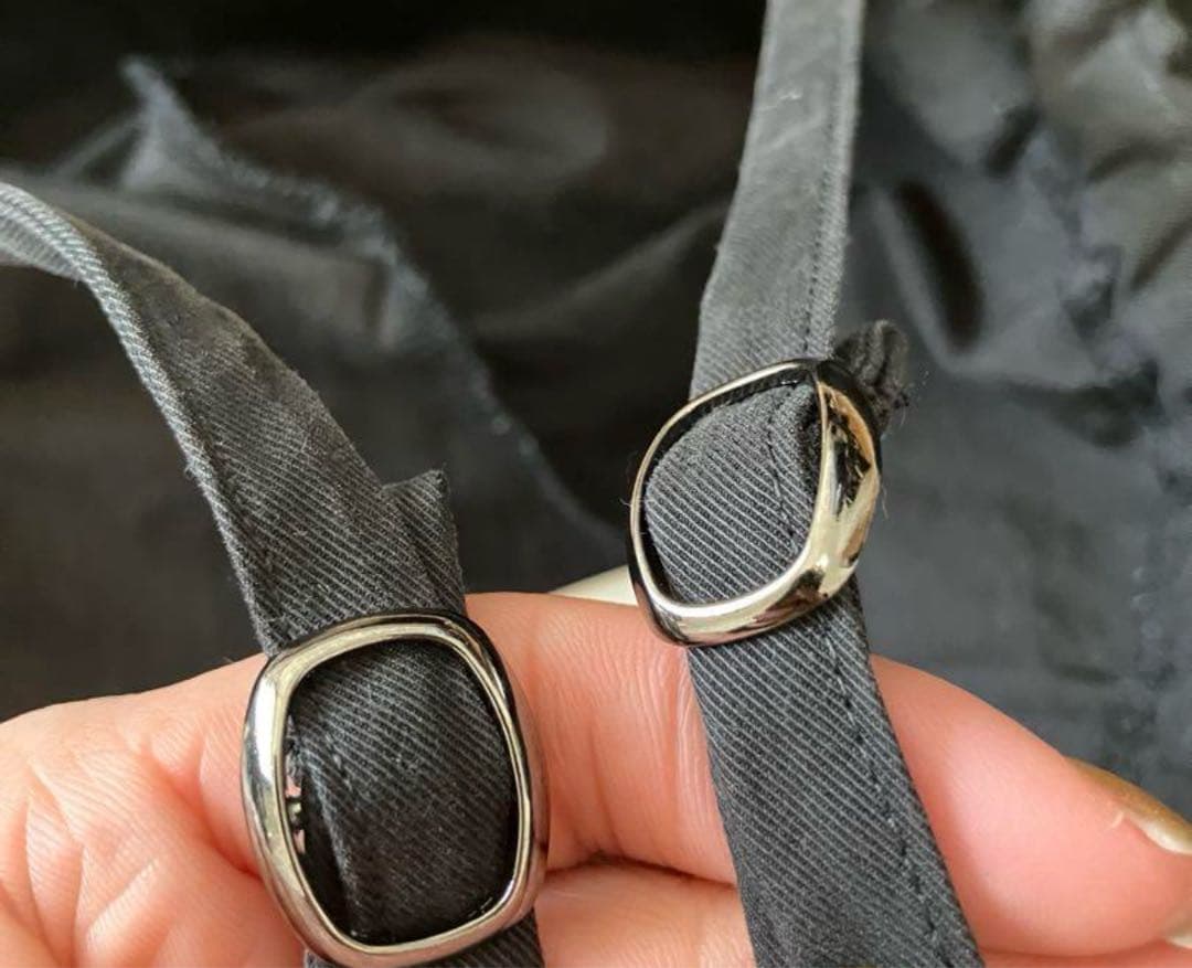 MEYAME ギャザーオールインワン　ME-1801 ブラック