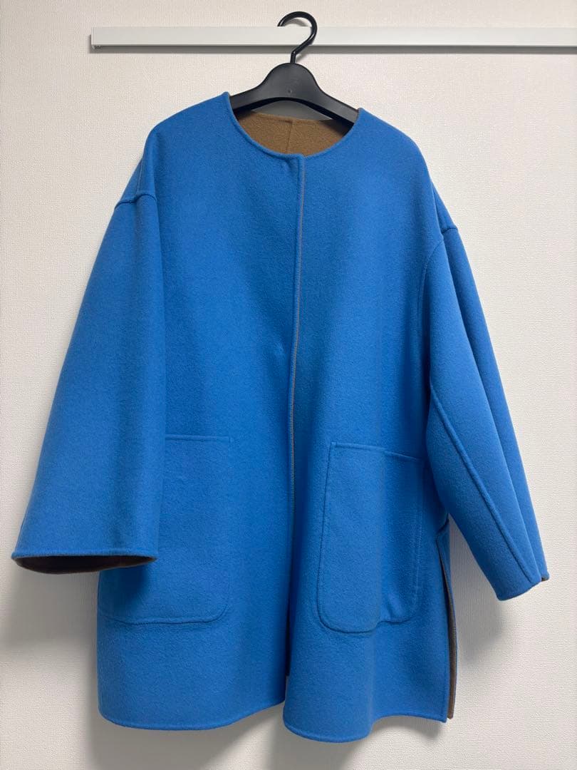 UNITED ARROWS バイカラー リバー ミドルコート 36