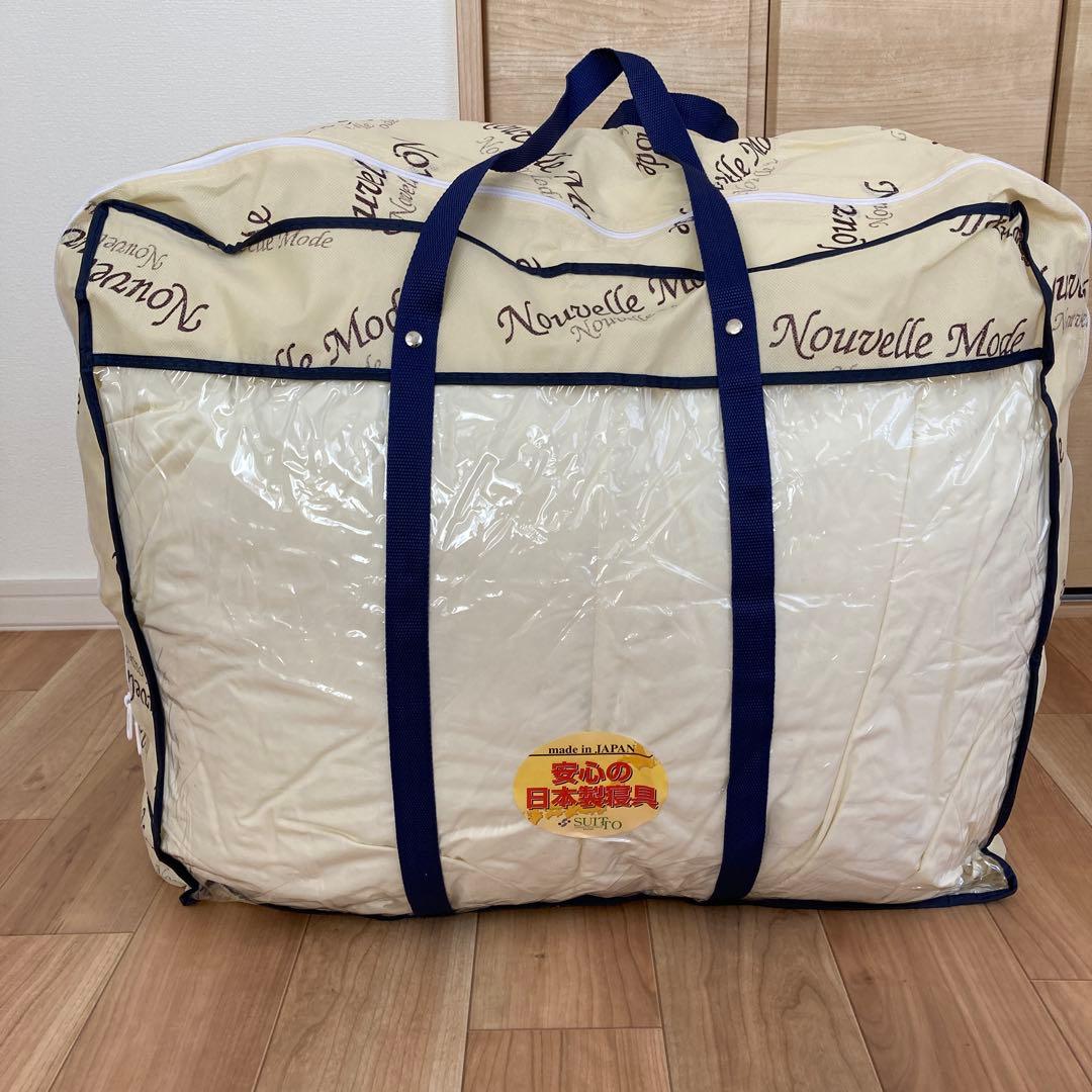 【日本製】羽毛掛け布団　羽毛布団　ホワイトダウン