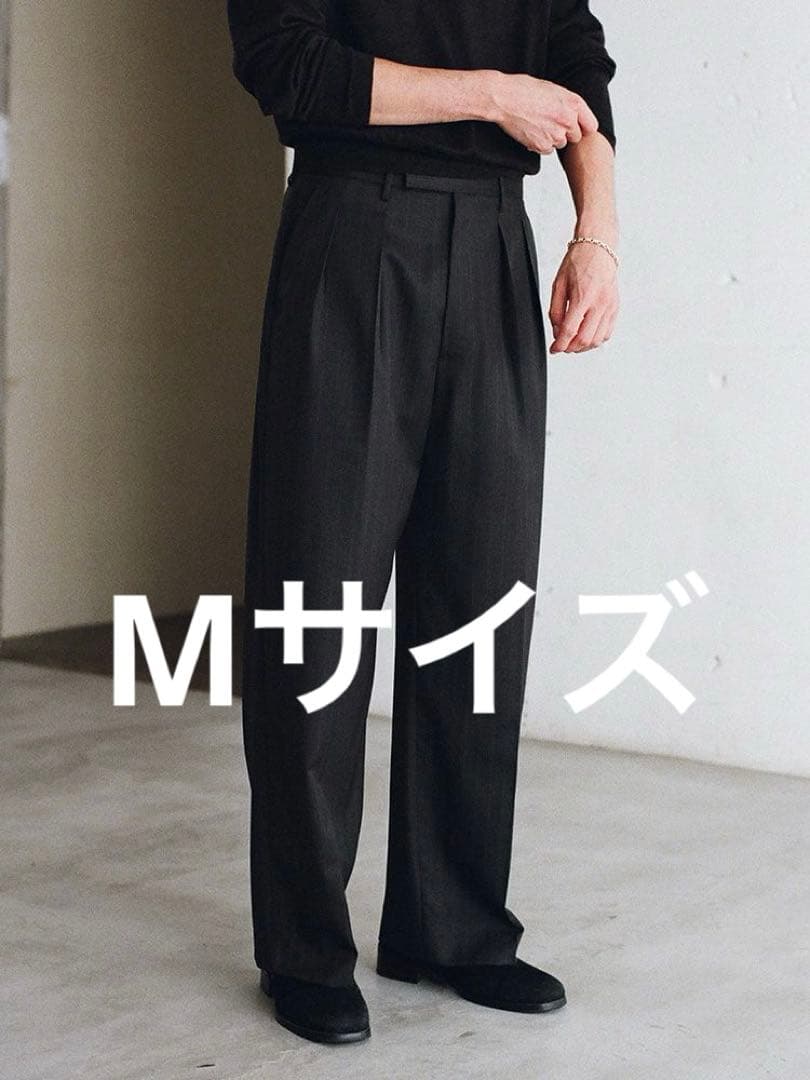 パンツ LIDNM Wool Chalk Stripe Slacks