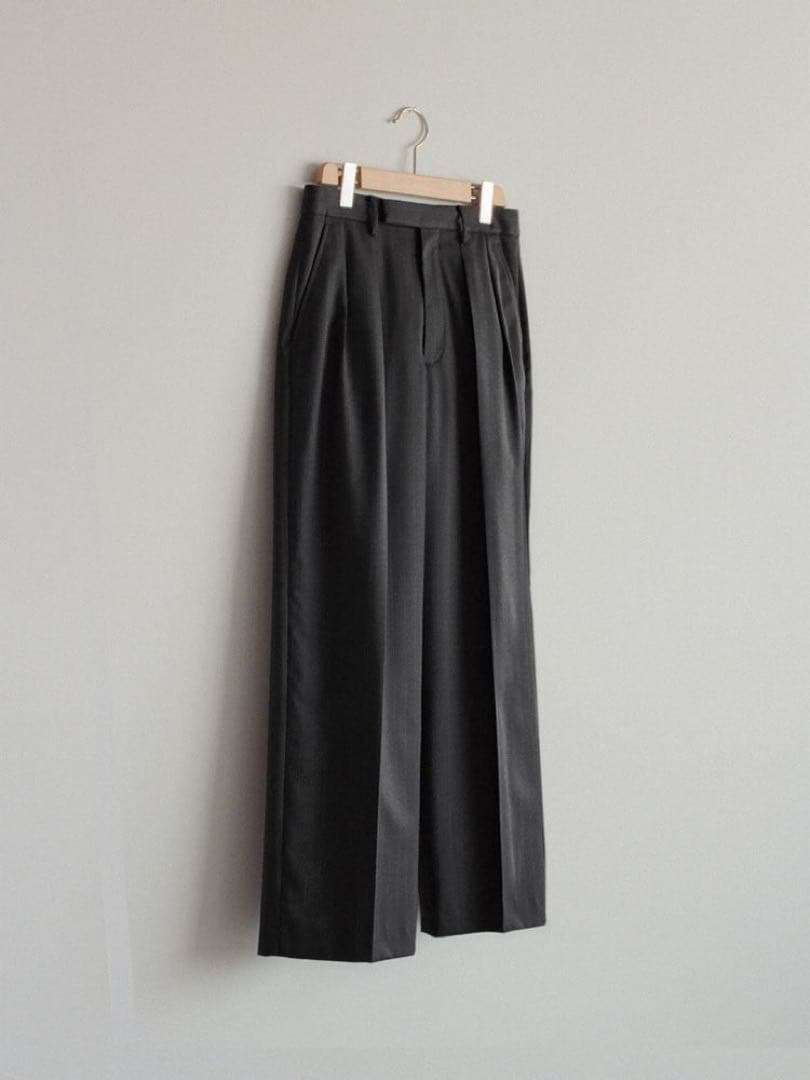 パンツ LIDNM Wool Chalk Stripe Slacks