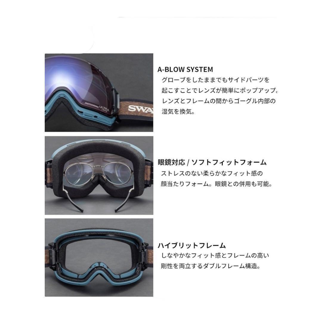 ☆【SWANS/スワンズ】スキー スノボ ゴーグル　24-25モデル