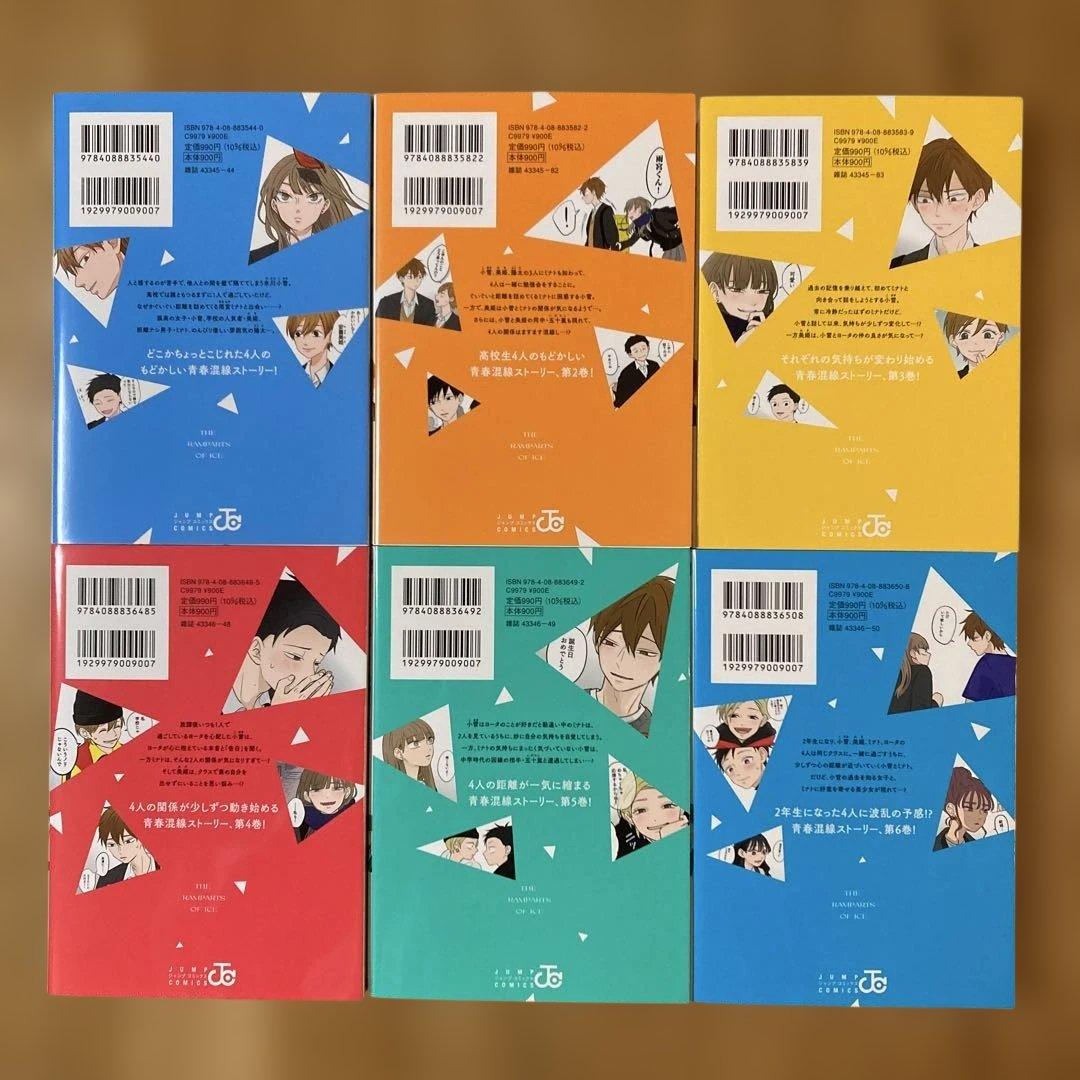 阿賀沢 紅茶『氷の城壁 』全巻セット+おまけ付き