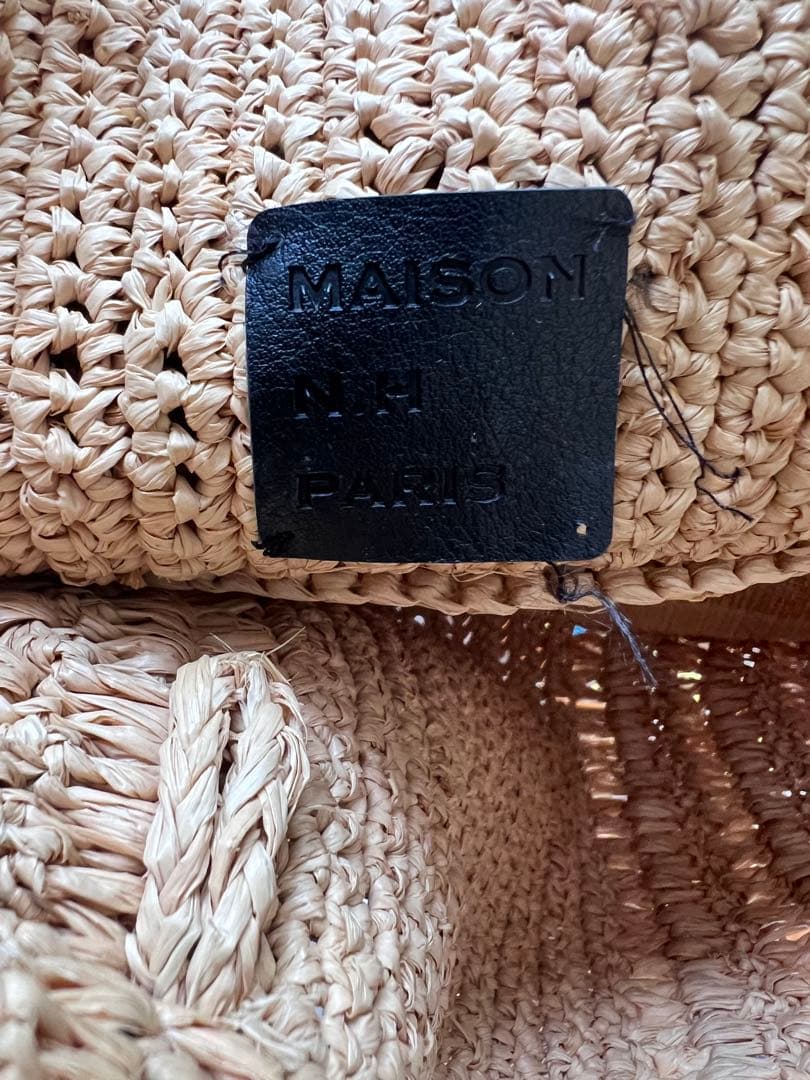 MAISON N.H PARIS ラフィアバッグ