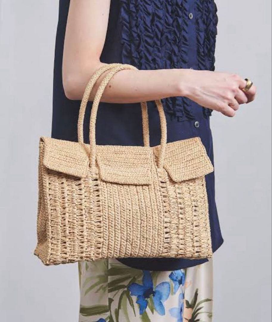 MAISON N.H PARIS ラフィアバッグ