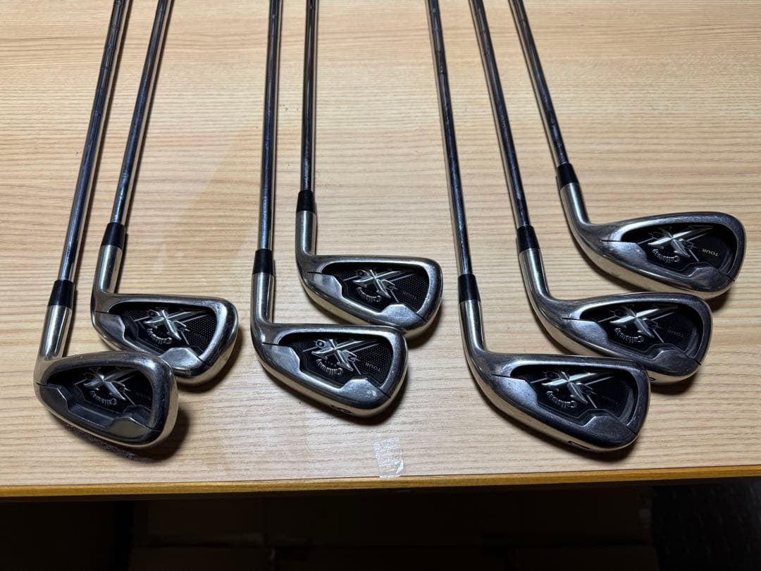 名器 Callaway キャロウェイ X20 tour アイアン 7本セット