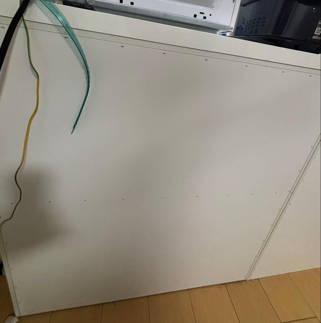 [QP]キッチンカウンター ホワイト ニトリ　食器棚