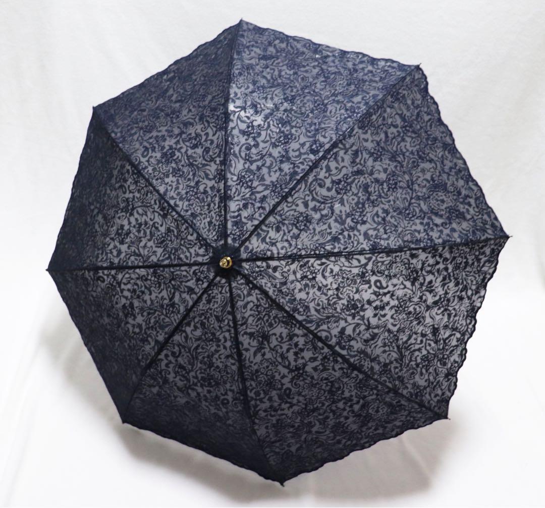 《Sorcie Renom》新品 日本製 全体豪華刺繍 晴雨兼用折りたたみ傘