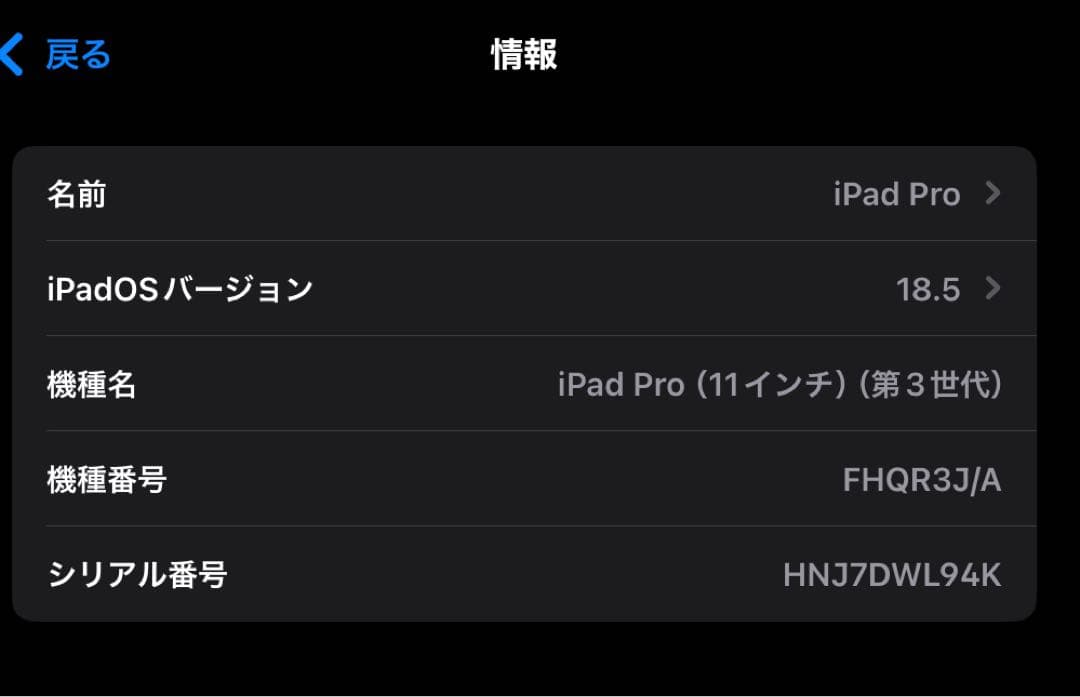 BT100%Apple iPad Pro11 M1 第3世代Wi-Fi 128G
