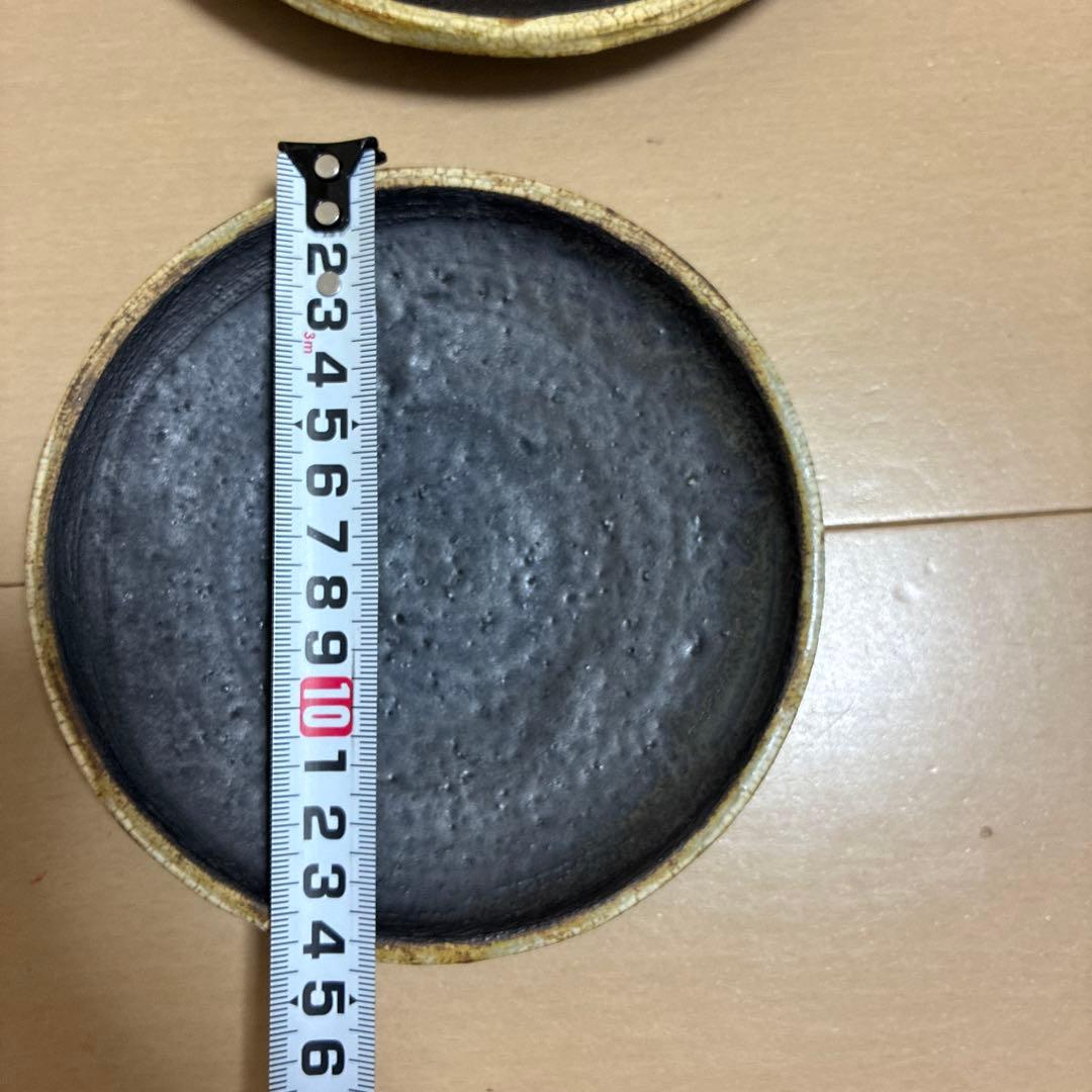 ⭐︎額賀章夫⭐︎セット①⭐︎新品未使用⭐︎プリーツ等皿4枚セット⭐︎笠間焼⭐︎