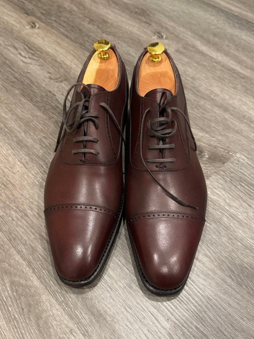 美品　soffice&solid 革靴　ブラウン