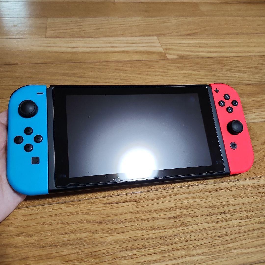 【動作品】ニンテンドースイッチ バッテリー強化版 本体のみ 不具合あり