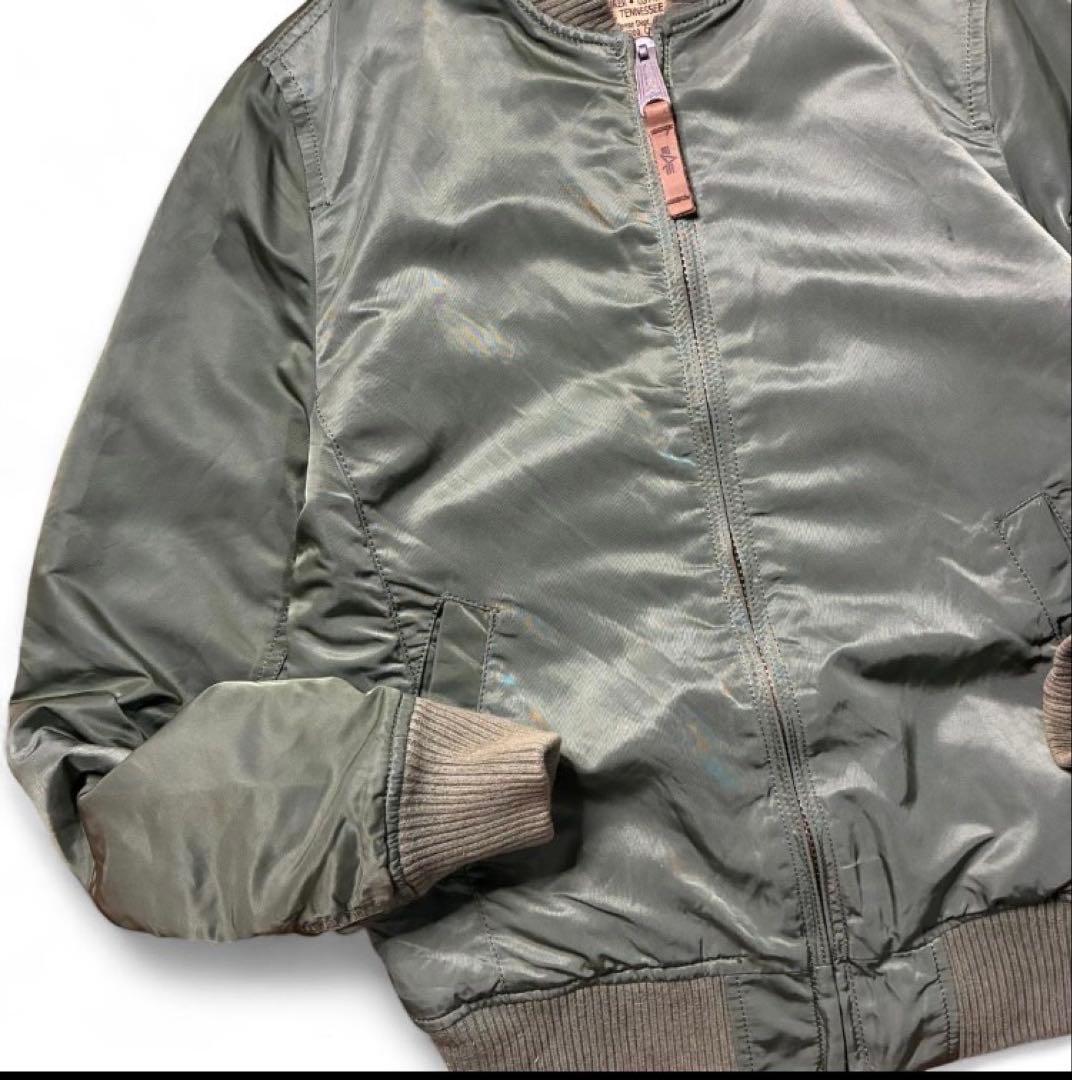 美品 USAモデル正規品 ALPHA MA-1 初期タグ フライトジャケット