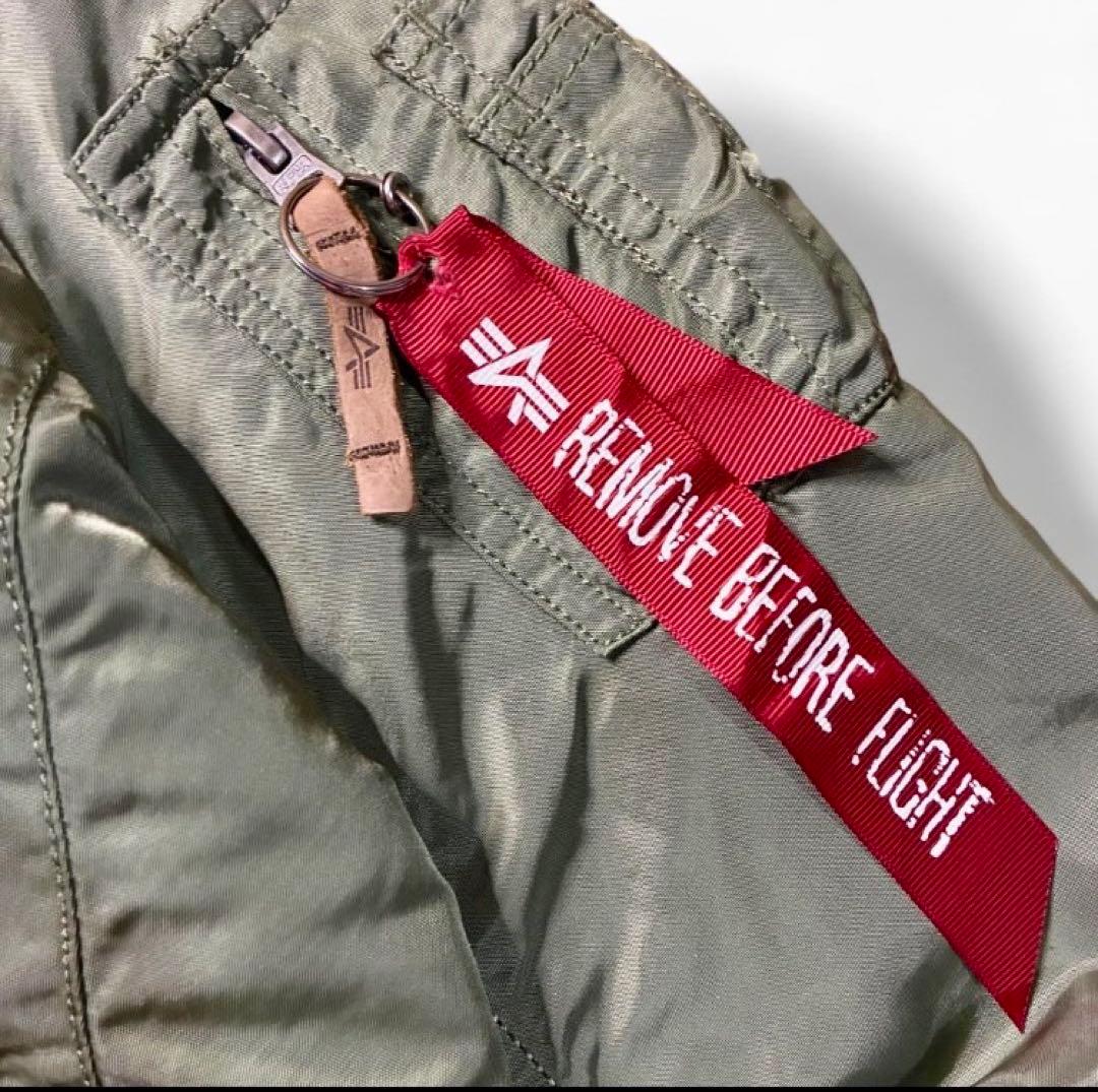 美品 USAモデル正規品 ALPHA MA-1 初期タグ フライトジャケット