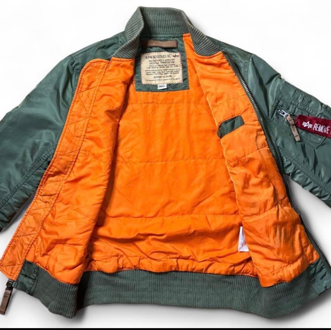 美品 USAモデル正規品 ALPHA MA-1 初期タグ フライトジャケット