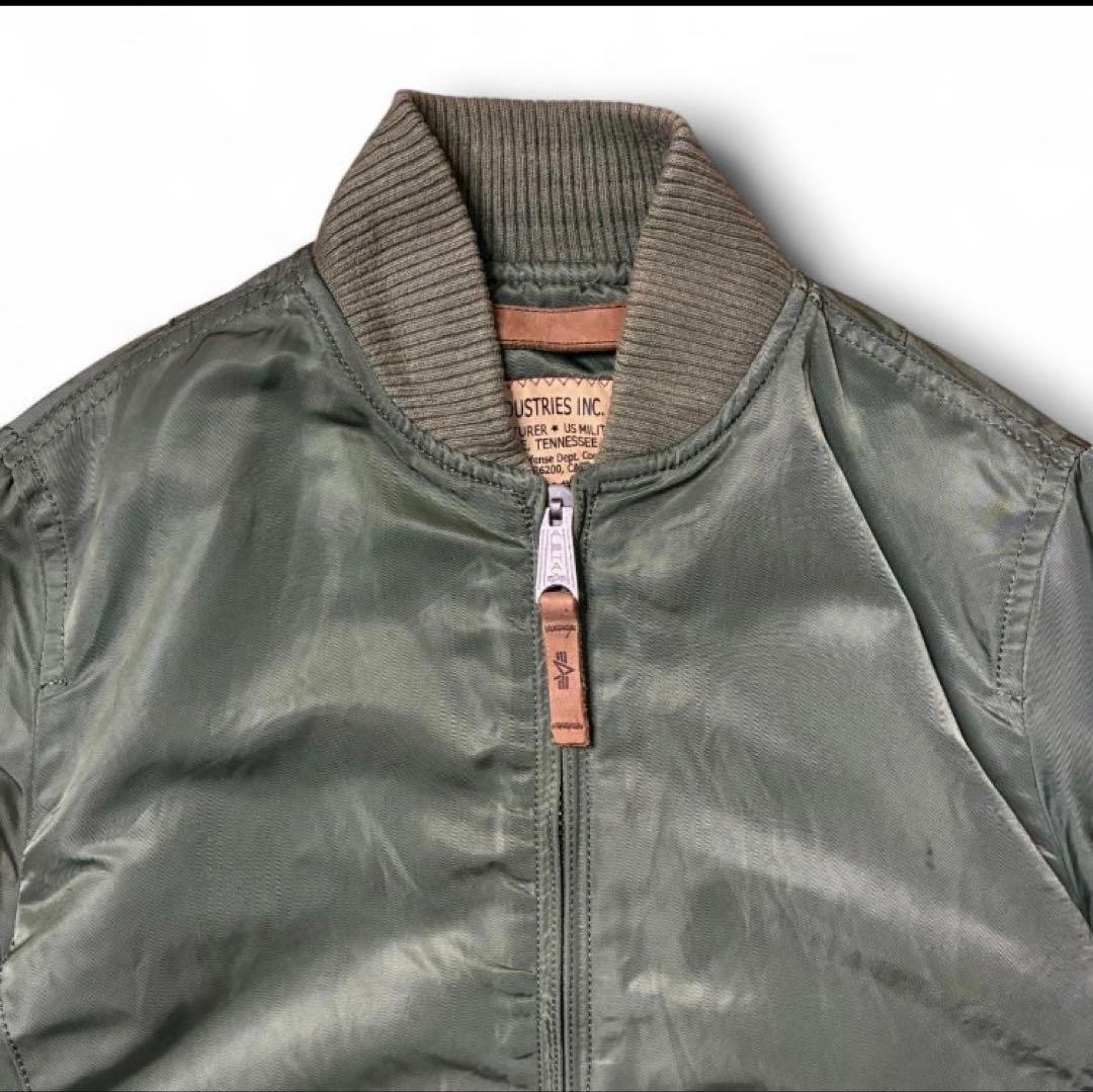 美品 USAモデル正規品 ALPHA MA-1 初期タグ フライトジャケット