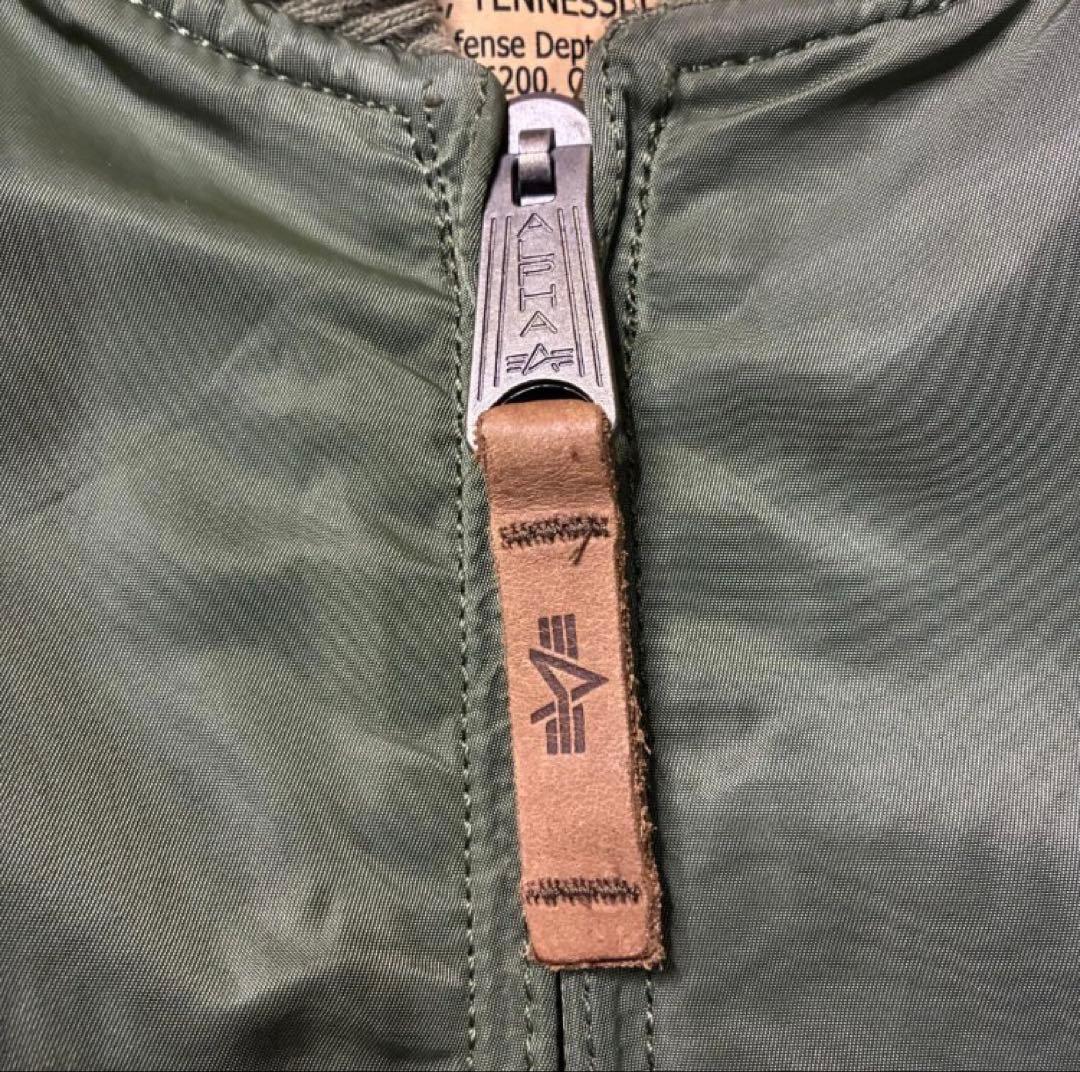 美品 USAモデル正規品 ALPHA MA-1 初期タグ フライトジャケット