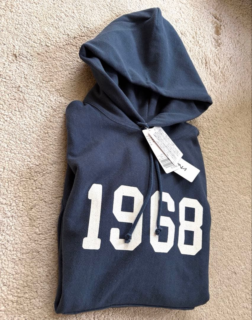 タグ付新品AP STUDIO Americana 1968フーディ ネイビー