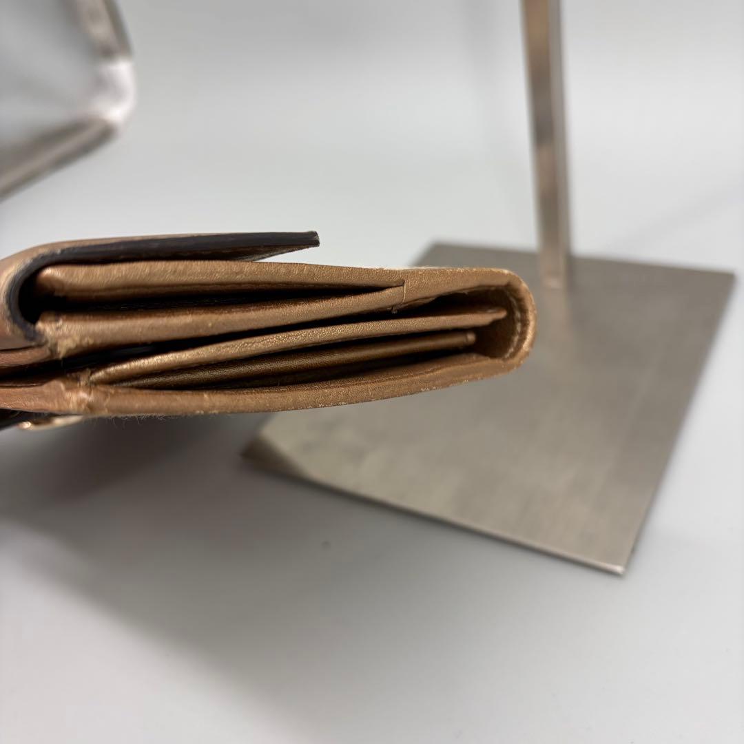 Gucci GGパターン 長財布 ベージュ/ゴールド