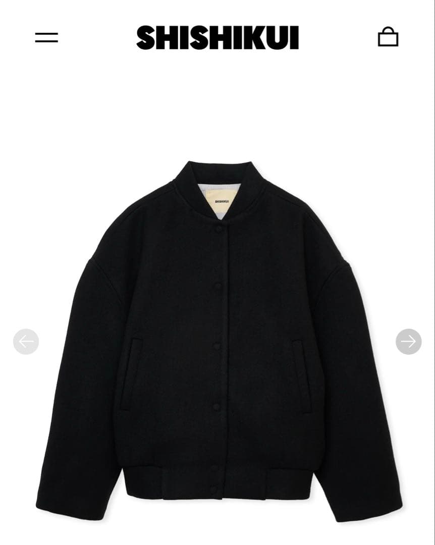 n*a様 SHISHIKUI WOOL JAK ブラック