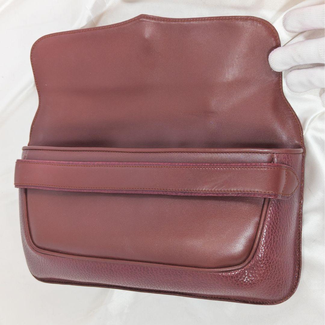 【極美品】 カルティエ マスト ドゥ クラッチバッグ 保存袋付き