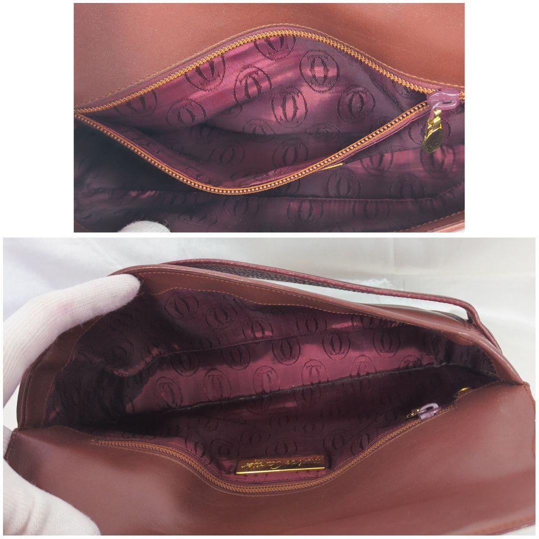 【極美品】 カルティエ マスト ドゥ クラッチバッグ 保存袋付き