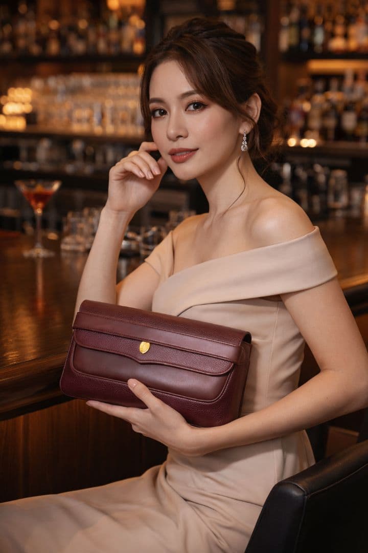 【極美品】 カルティエ マスト ドゥ クラッチバッグ 保存袋付き