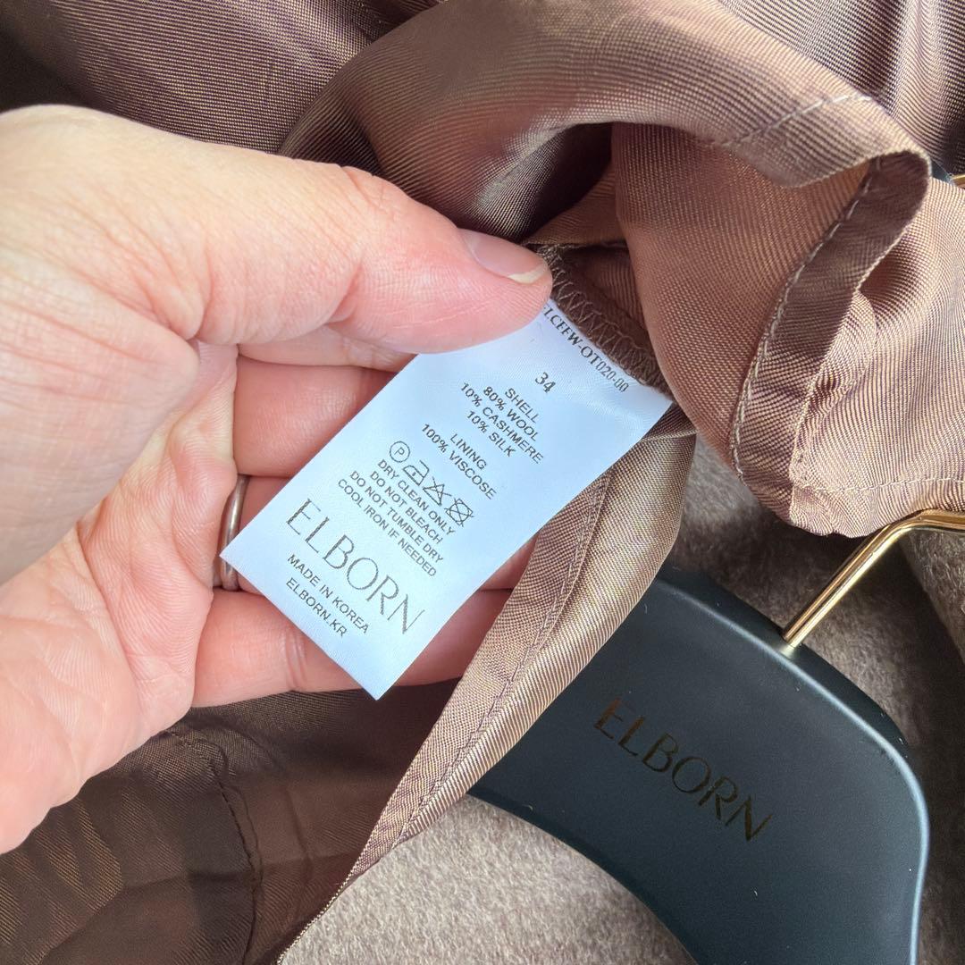 ジャケット・アウター ELBORN TATE CASHMERE HAND-MADE COAT