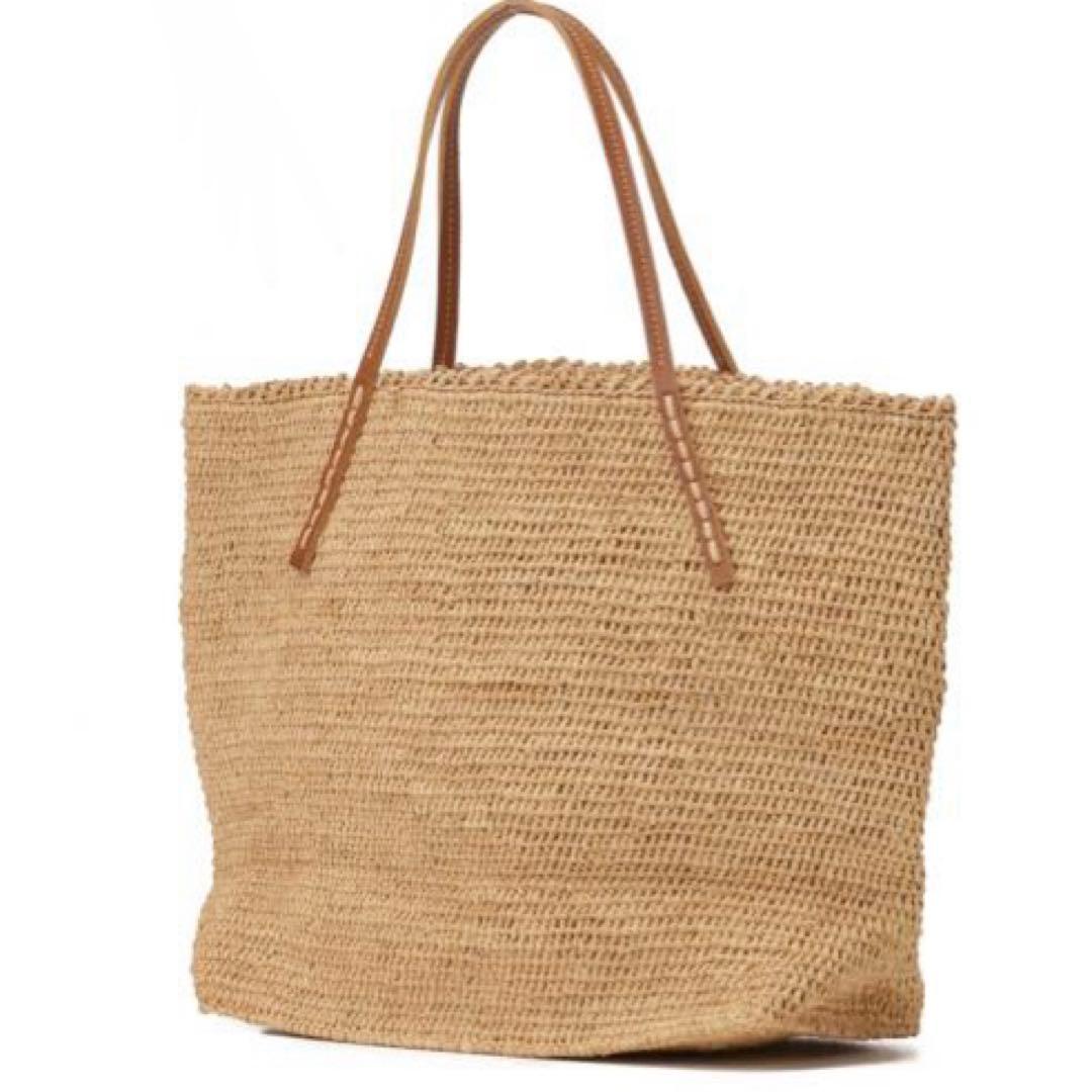 【新品・タグ・保存袋つき】サンアルシデ BEBY THE ラフィアトート A4