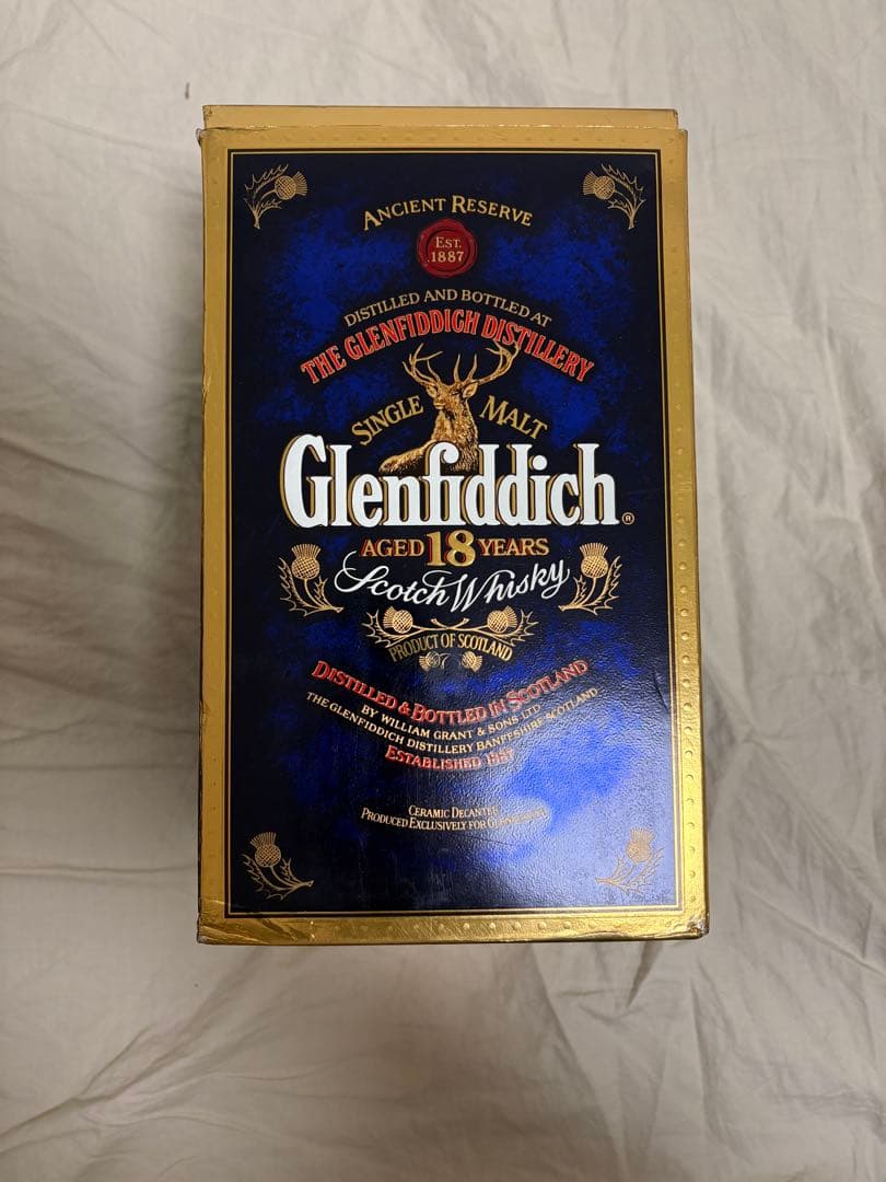 A1347-11/グレンフィディック18年/青陶器ボトル/スコッチウイスキー/