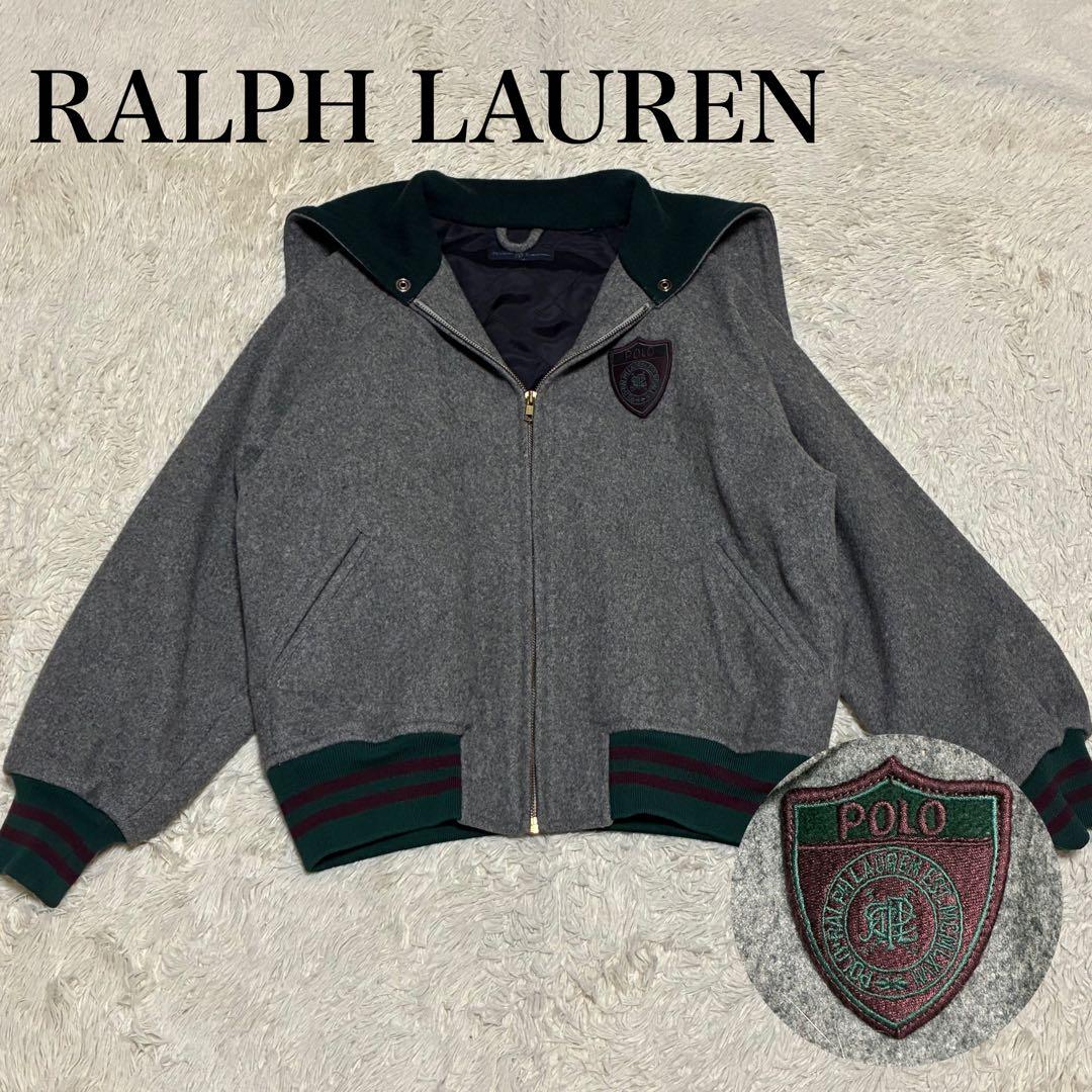 RALPH LAUREN ワッペン ブランドロゴ セーラカラー ブルゾン