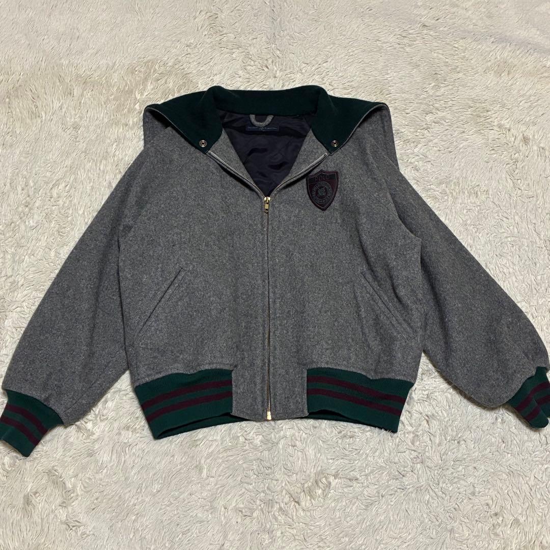 RALPH LAUREN ワッペン ブランドロゴ セーラカラー ブルゾン