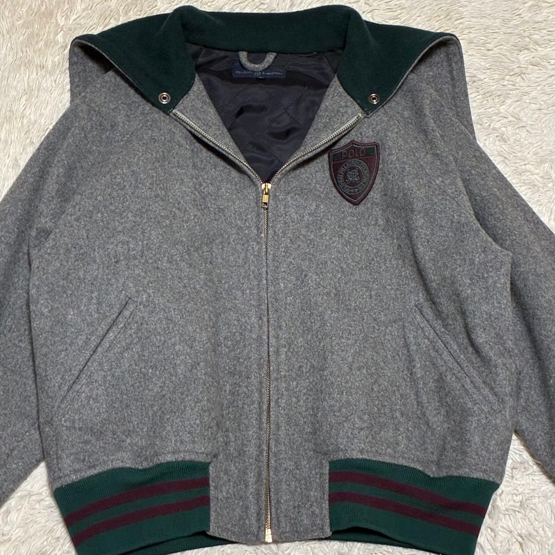 RALPH LAUREN ワッペン ブランドロゴ セーラカラー ブルゾン
