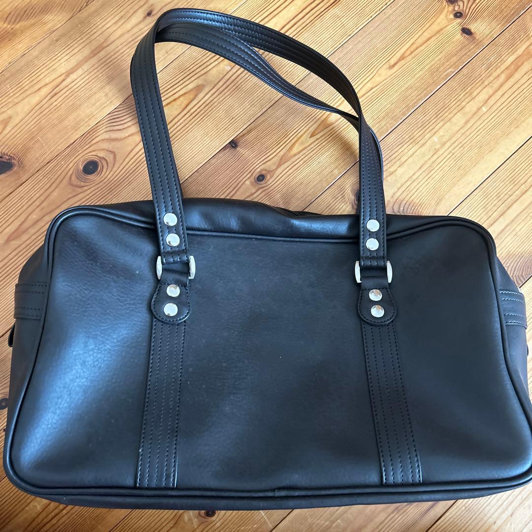 【美品】【希少】イーストボーイ　スクールバッグ　軽量合皮　こげちゃ　 ピンク