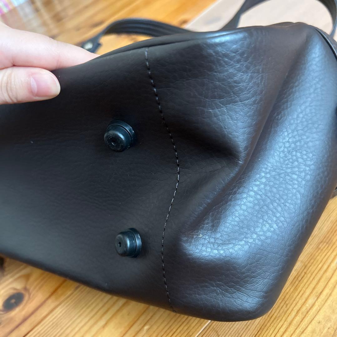 【美品】【希少】イーストボーイ　スクールバッグ　軽量合皮　こげちゃ　 ピンク