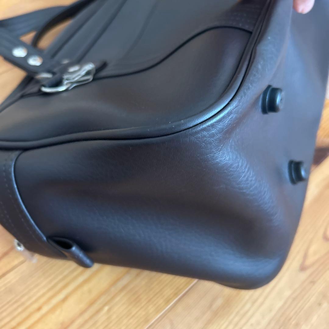 【美品】【希少】イーストボーイ　スクールバッグ　軽量合皮　こげちゃ　 ピンク