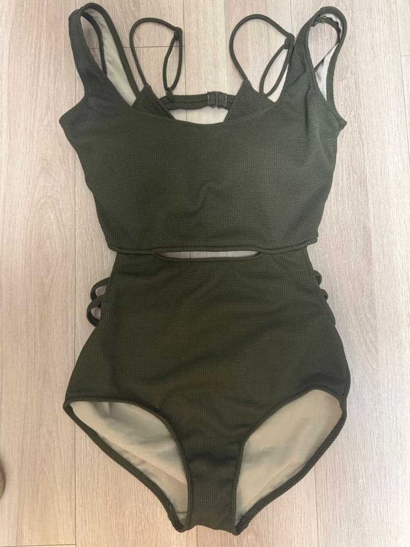 Ameri VINTAGE HOLEONEPIECE SWIMWEAR Mサイズ