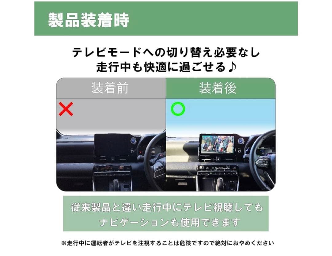 ミエーテレ テレビキャンセラーnoanoa90 RAV4 50系 テレビキット