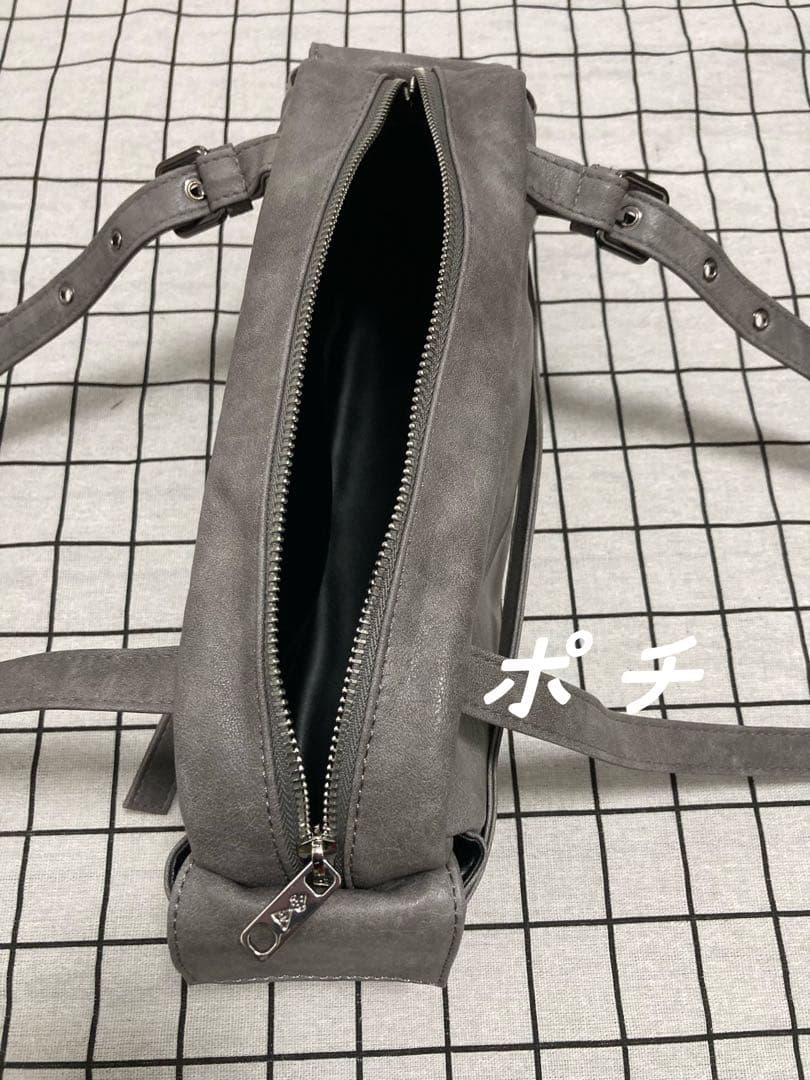 SAMO ONDOH グレー ショルダーバッグ